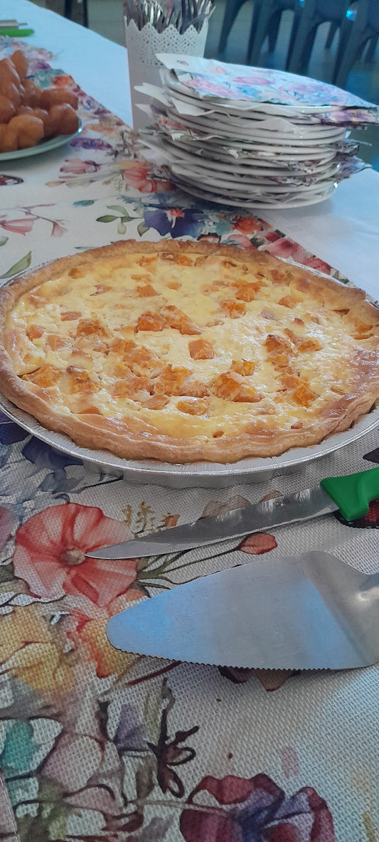 Butternut and Feta Quiche (frozen)