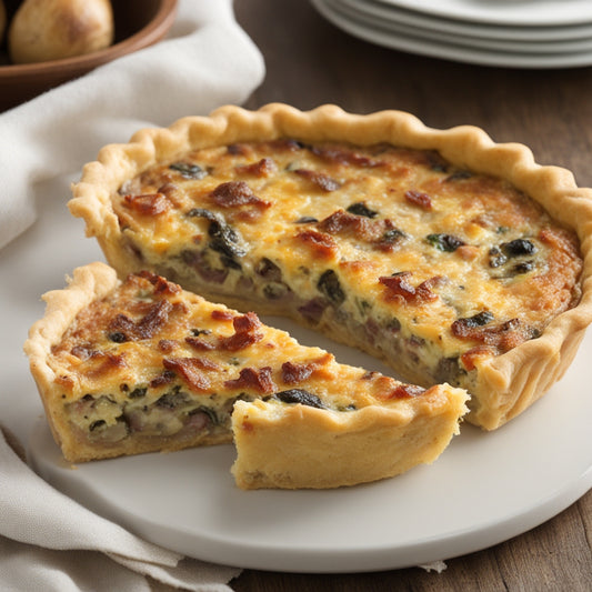 Bacon and Mushroom Quiche (frozen)