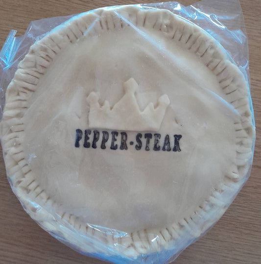 Pepper Steak Pie (unbaked frozen)